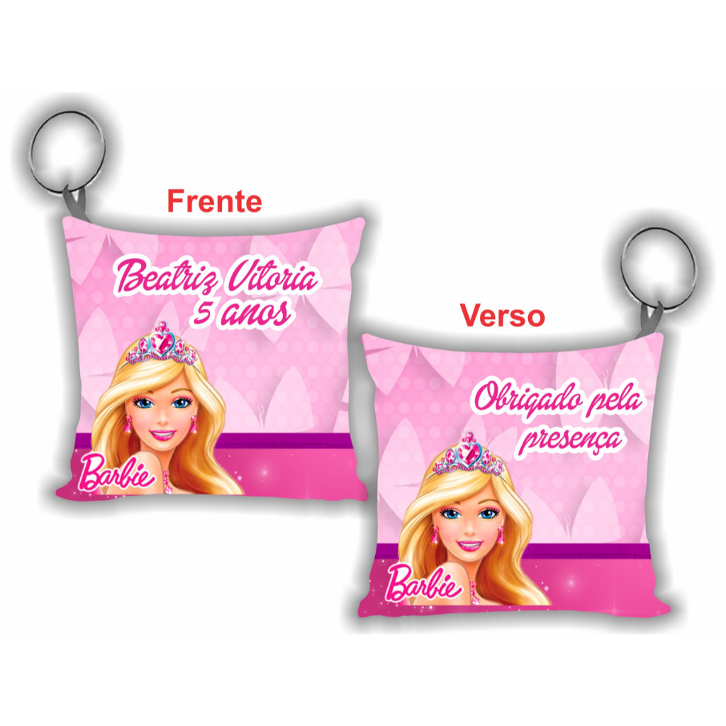 Almochaveiros Chaveirinho Lembrancinhas Aniversario Personalizado Barbie