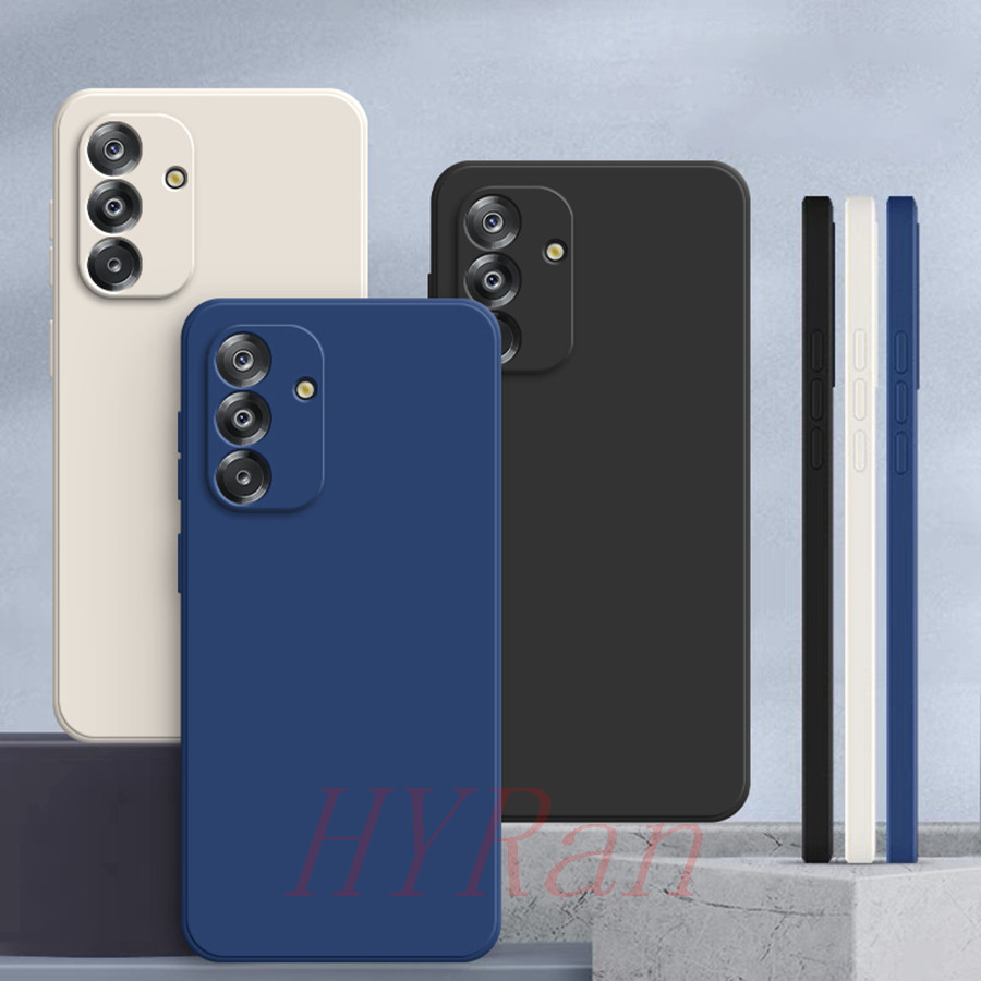 Capa Samsung A17 5G/A56/A36/A26/A16/A55/A35/A25/A15/A05S/A54/A34/A24/A14 5G De silicone Simples De Cor Lisa YT