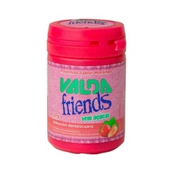 Pastilha Sem Acucar Valda Friends Morango 50g