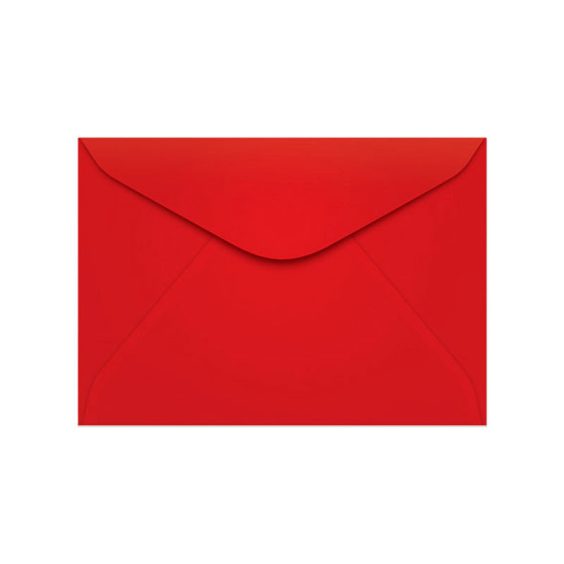 Envelope Color Plus Vermelho 114x162mm blister com 10 unidades Scrity - Stationery
