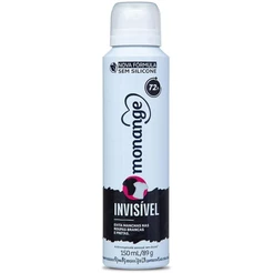 Desodorante Antitranspirante Monange Aerossol Invisível Com 150ml