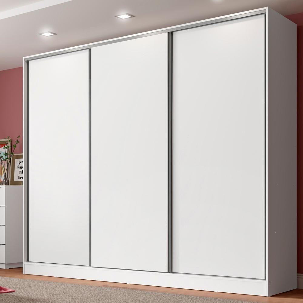 Guarda Roupa Royale Casal 100% MDF 3 Portas Correr Madesa