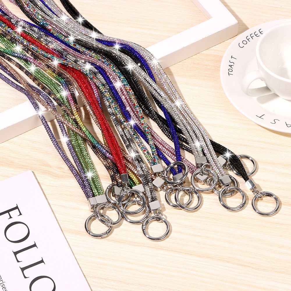 Cordão Universal Elegante Para Telefone Crossbody – Alça Ajustável Pescoço/Ombro iPhone/Samsung/Huawei/Xiaomi
