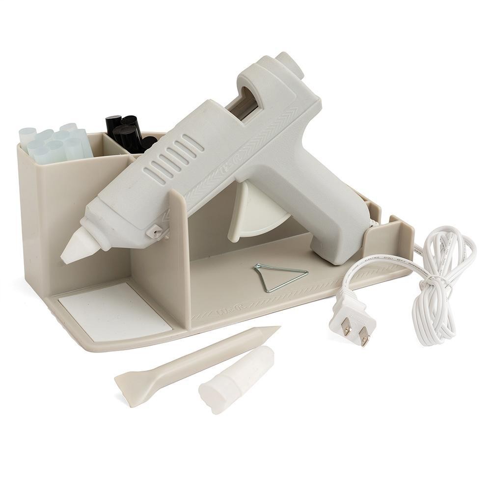 Pistola de Cola Quente com Suporte WeR Cinza 110v - 06166