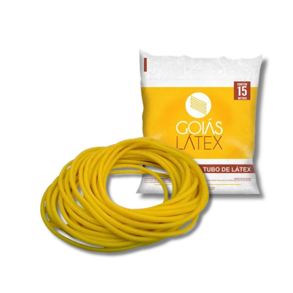 Tubo Látex N. 202 Garrote 15 Metros Goias Latex 1 Unidade