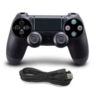 Controle Doubleshock 4 Com Fio USB Touchpad PS4 e PC em Oferta na Shopee