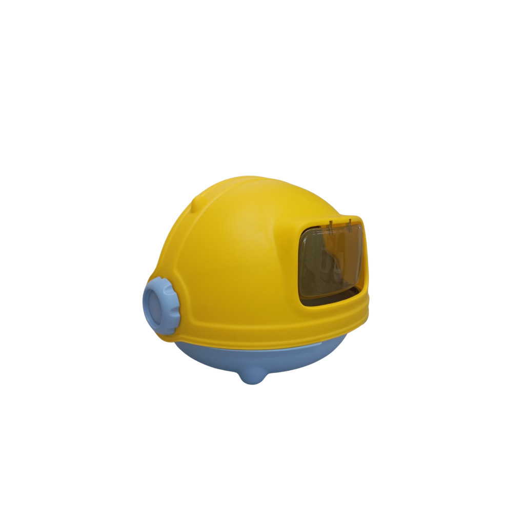 Sanitário Para Gatos Minion Great Pets Cor Azul E Amarelo