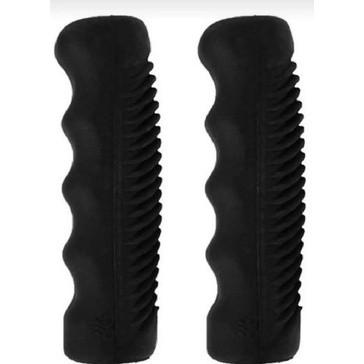 Par de Punho Manopla Preto – para Bicicletas Monark MTB, Barra Circular