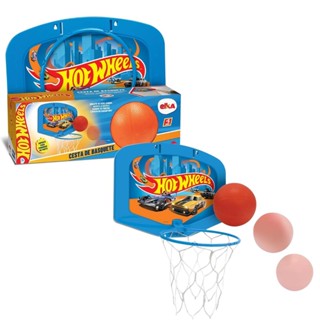 Cesta de Basquete Com Bola Hot Wheels 1327 - Elka em Oferta na Shopee