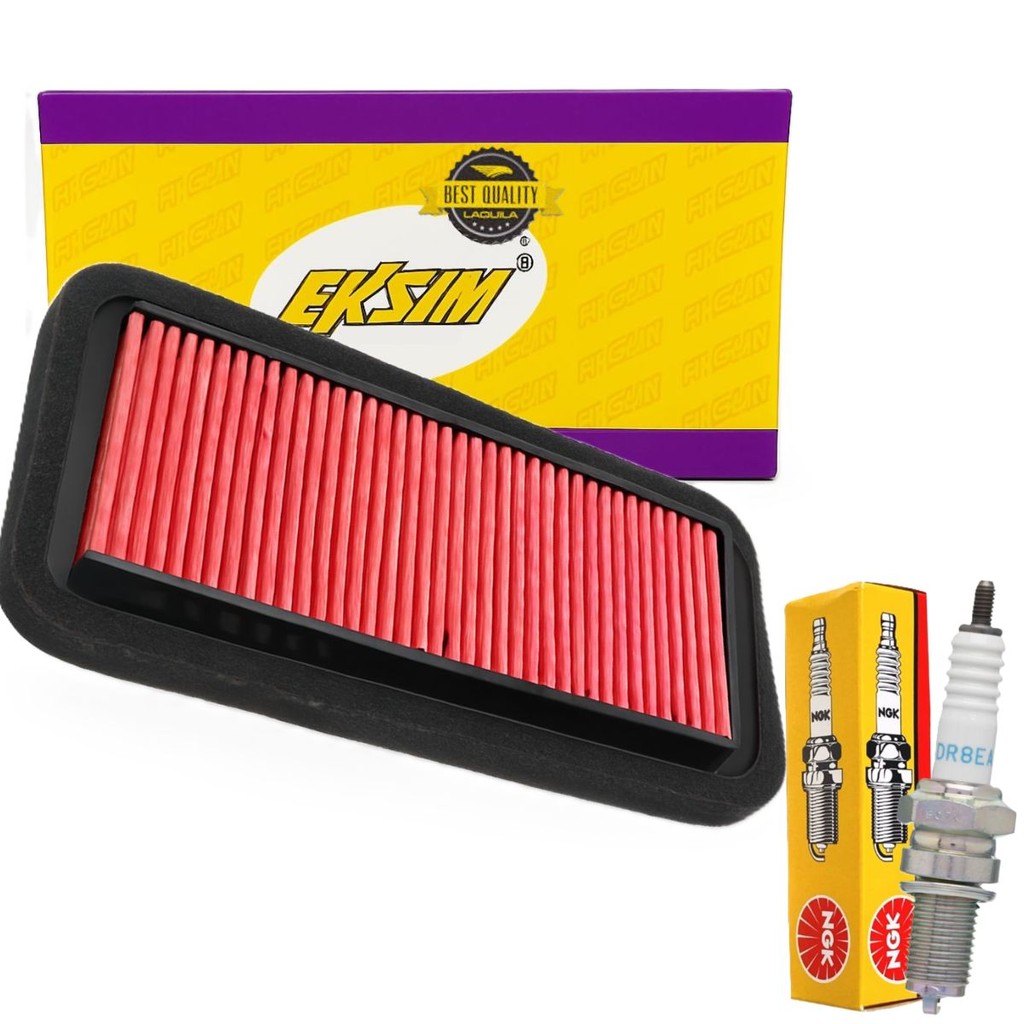Filtro de Ar + Vela Ngk Fz25 250 Abs / Fazer 250 2018-2025 em Oferta na Shopee