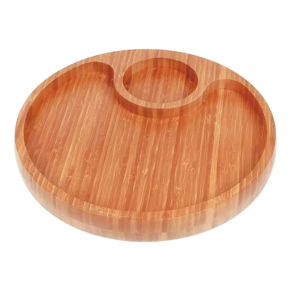Gamela Mor em Bamboo com 2 Divisórias - 003364