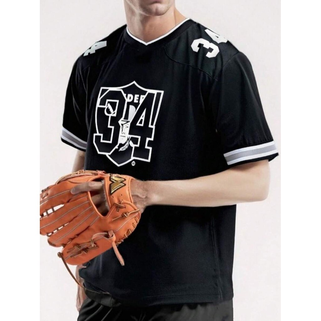 Mangas curtas oversized estilo americano esportivo