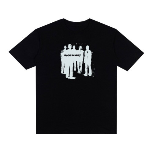 Camiseta Premium em Algodão Puro Camiseta Streetwear Made In Mist Estampada Camiseta Oversized Algodão