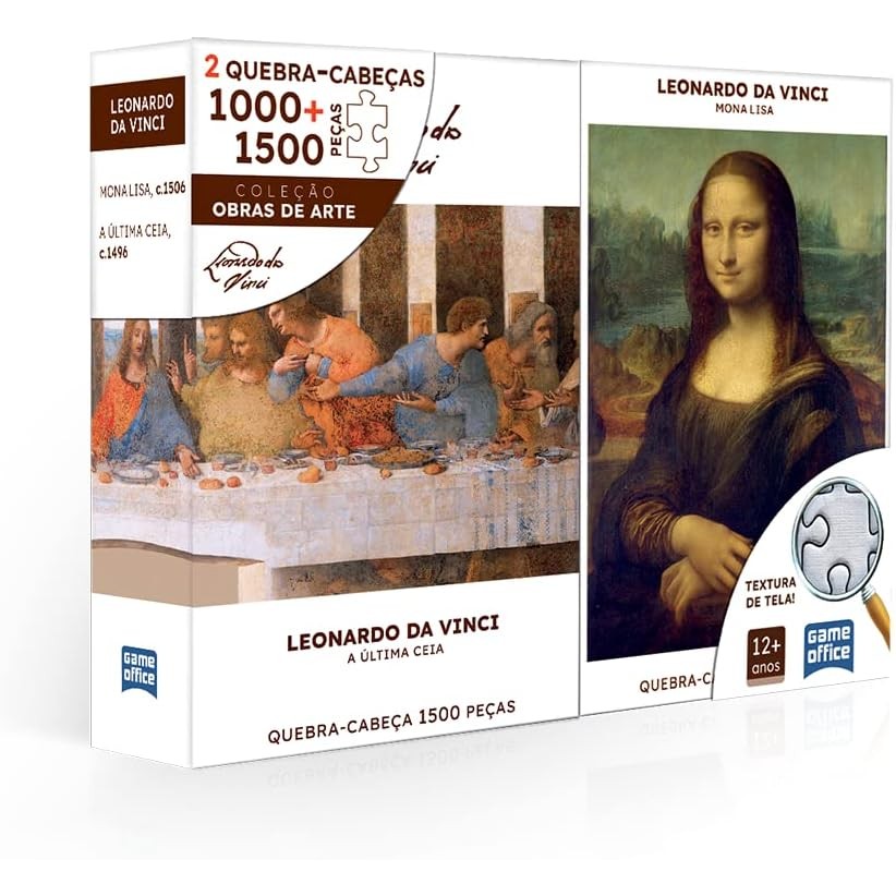 QC LEONARDO DA VINCI - MONALISA E A ULTIMA CEIA - TOYSTER