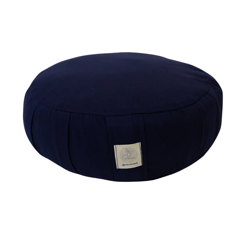 Imagem Almofada Zafu Calmaria Meditação Marinho