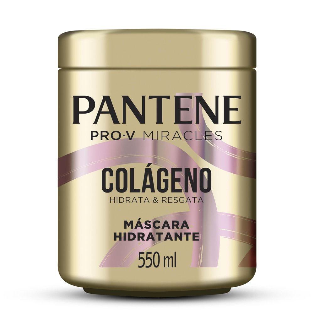 Máscara Hidratante Pantene Colágeno Hidrata e Resgata 550ml - Beauty
