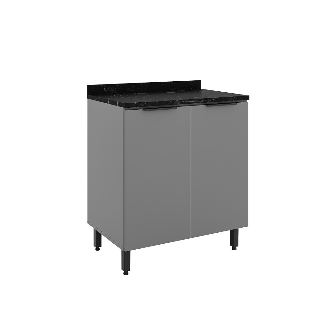 Balcão com tampo 2 Portas Lumina Telasul em Oferta na Shopee