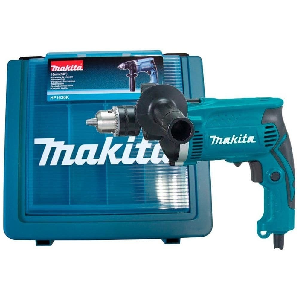Furadeira de impacto 1/2" 710 watts com maleta - HP1630K - Makita - Home & Living