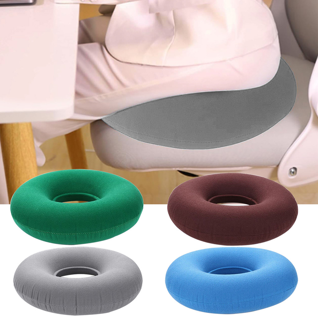 1 Conjunto De Travesseiro Para Hemorróidas , Almofada Cóccix , Uso Em Escritório Doméstico De Assento Com Bomba Feridas em Oferta na Shopee