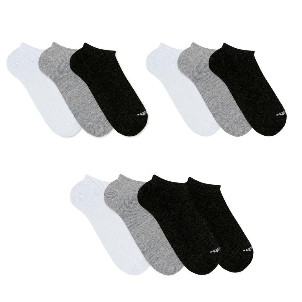 Kit 10 Pares Meias Invisível Cano Baixo Unissex Mash Versátil Algodão