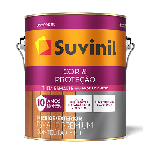 Tinta Esmalte Sintético Amarelo Ouro Brilhante 3,6l Suvinil em Oferta na Shopee