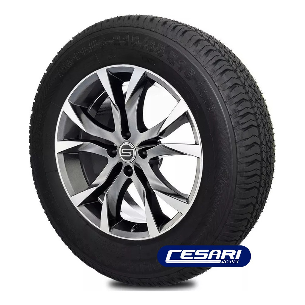 Pneu 215/65 R16 Am Plus 100r Aro 16 Remold