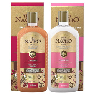 Kit Tio Nacho Ginseng Shampoo 415ml + Condicionador 415ml - Antiqueda Original em Oferta na Shopee