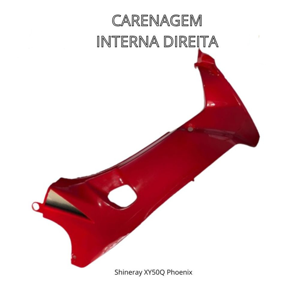 Carenagem Direita Interna Shineray XY 50Q Phoenix – Vermelho