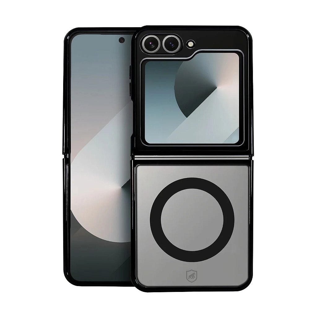 Capa case capinha MagSafe para Samsung Galaxy Z Flip 7 FE - Preta - Gshield