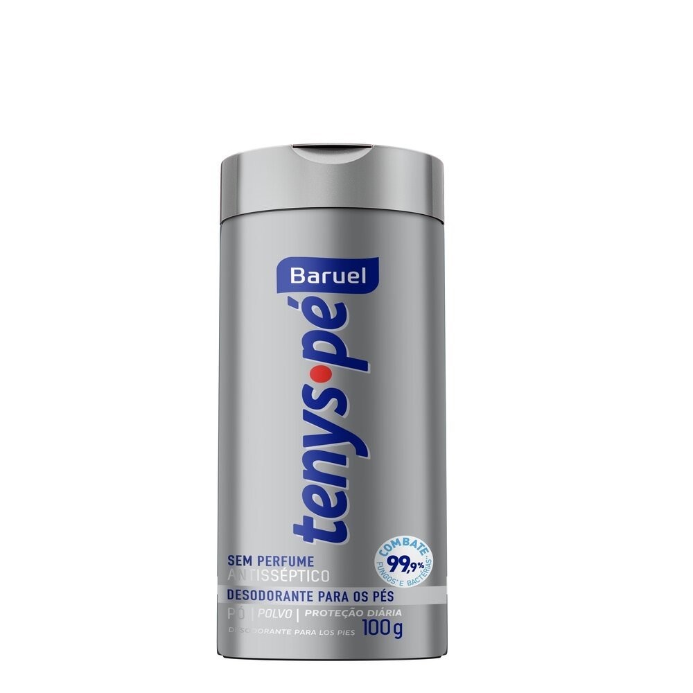Tenys Pé Baruel Pó sem Perfume 100g