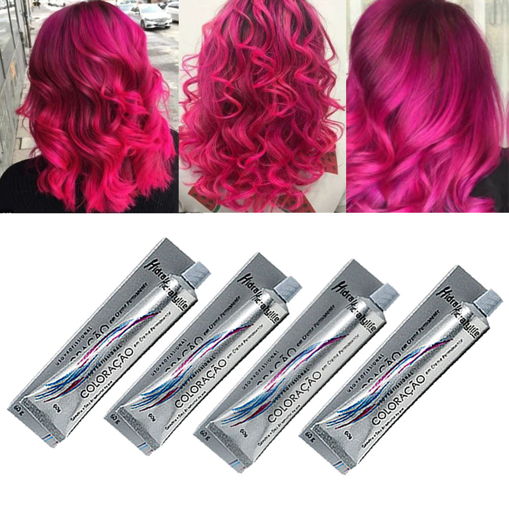 Kit Rosa Pink 04 Coloração em Creme Pink Intenso Mairibel/Hidraty 60g