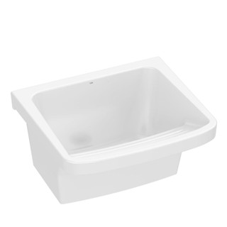 Tanque de Parede Médio 53,5X48,5cm sem Mesa 31L Branco - Celite em Oferta na Shopee