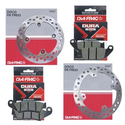 Kit Discos de Freio Xre 300 Abs 2019-2023 + Pastilhas Diafrag