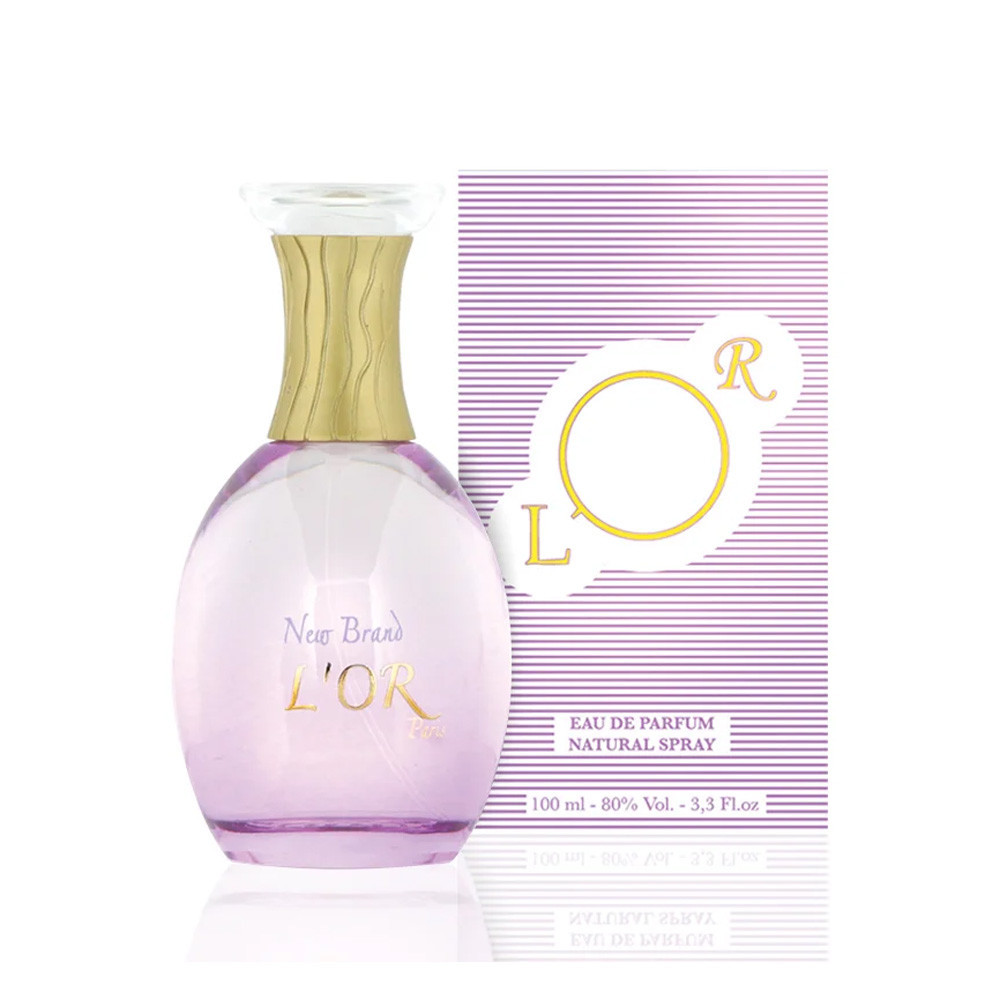 Perfume New Brand L'or For Woman Eau de Parfum Feminino 100ml em Oferta na Shopee