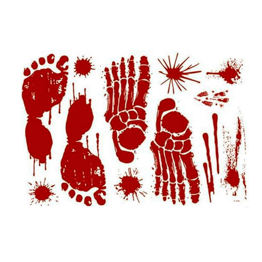 Adesivo Decorativo de Halloween - Pés - 1 unidade - Rizzo - Stationery