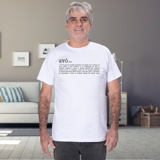 Camiseta HOMENAGEM AO AVÔ Camisa Manga Curta 100% Algodão KPF