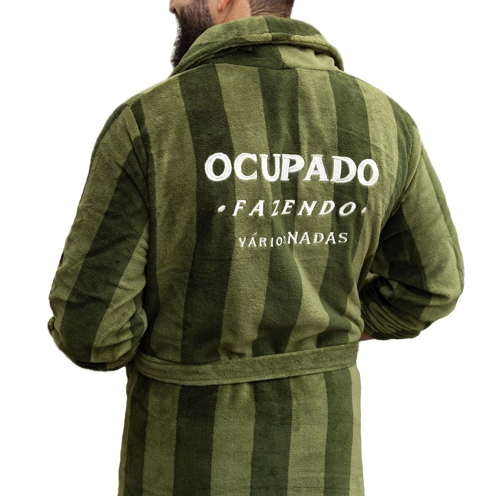 Roupao verde militar varios nadas - Imaginarium - Home & Living