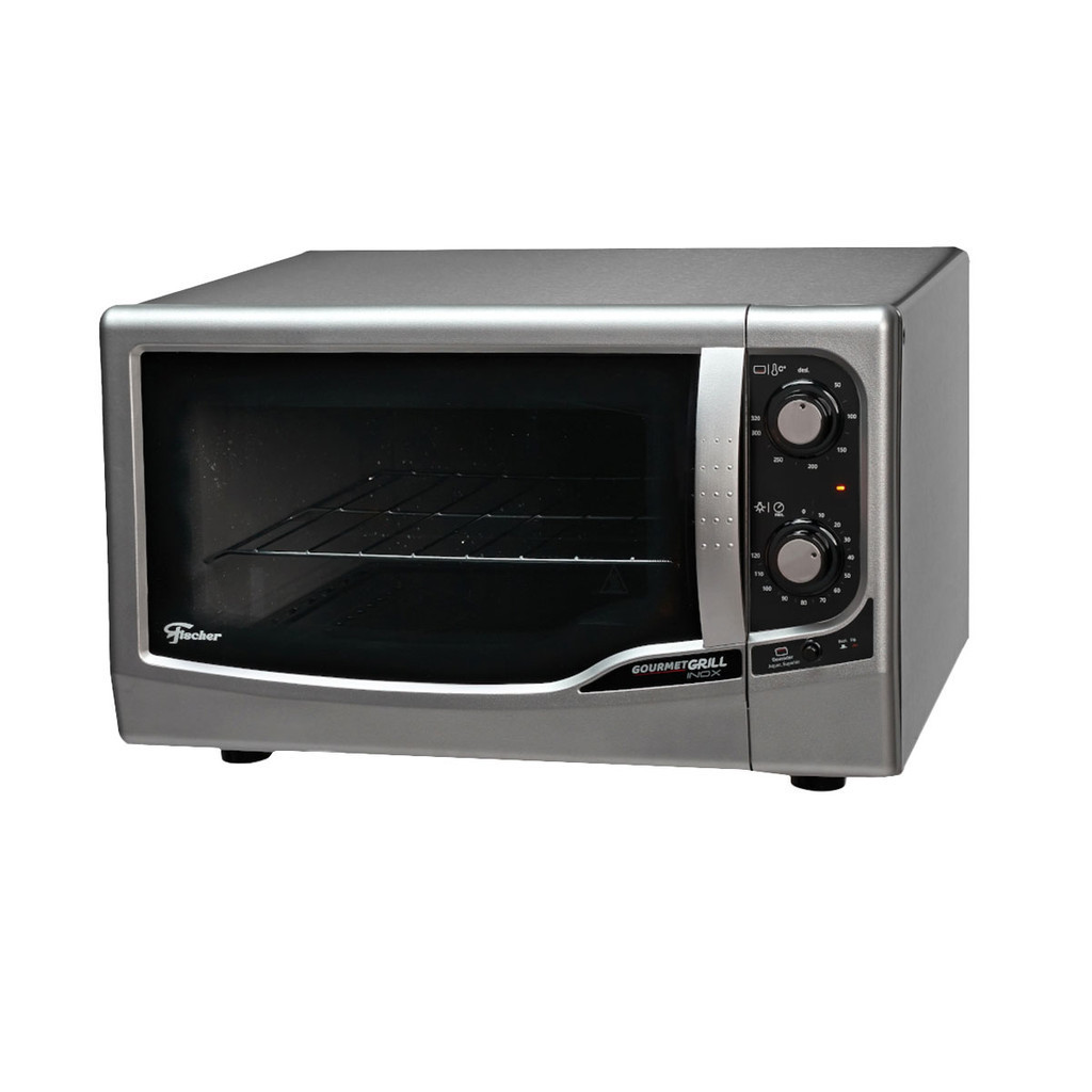 Forno Elétrico Fischer Gourmet Grill de Bancada 44L Prata em Oferta na Shopee