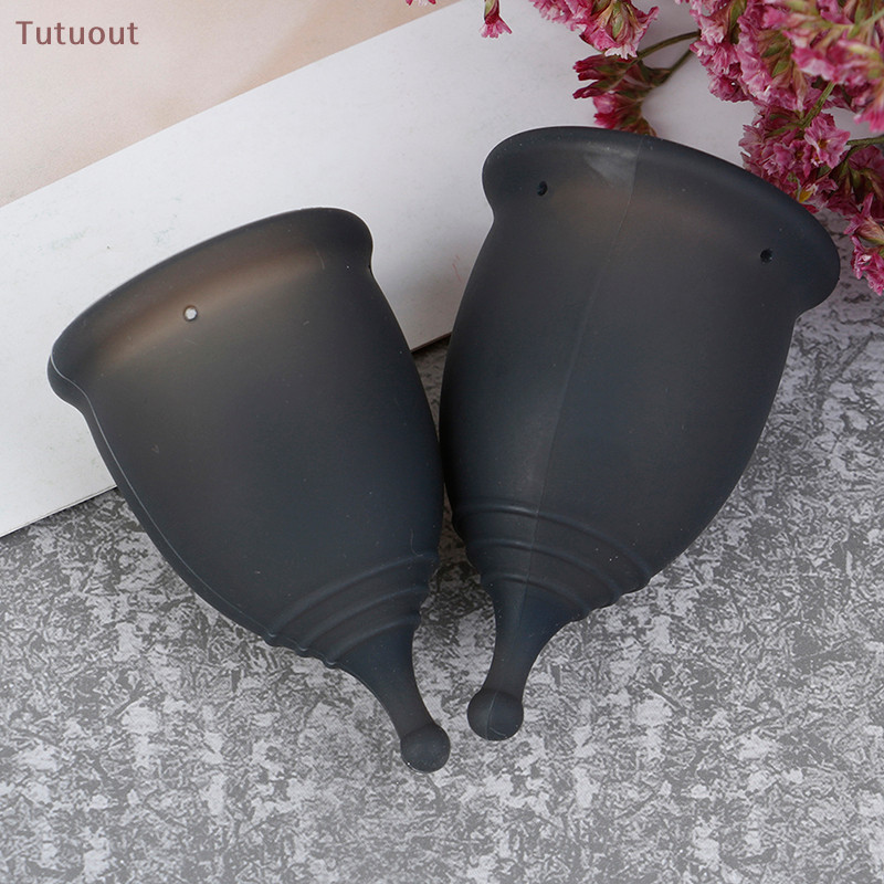 Tututu Copa Menstrual Grau Lua De Silicone Macio Período Higiene Copos Reutilizáveis BR