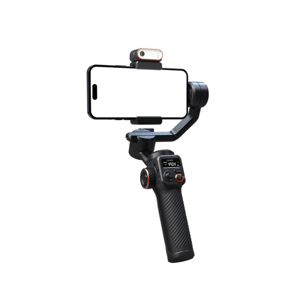 Kit Hohem iSteady M6 gimbal premium com luz e sensor de IA