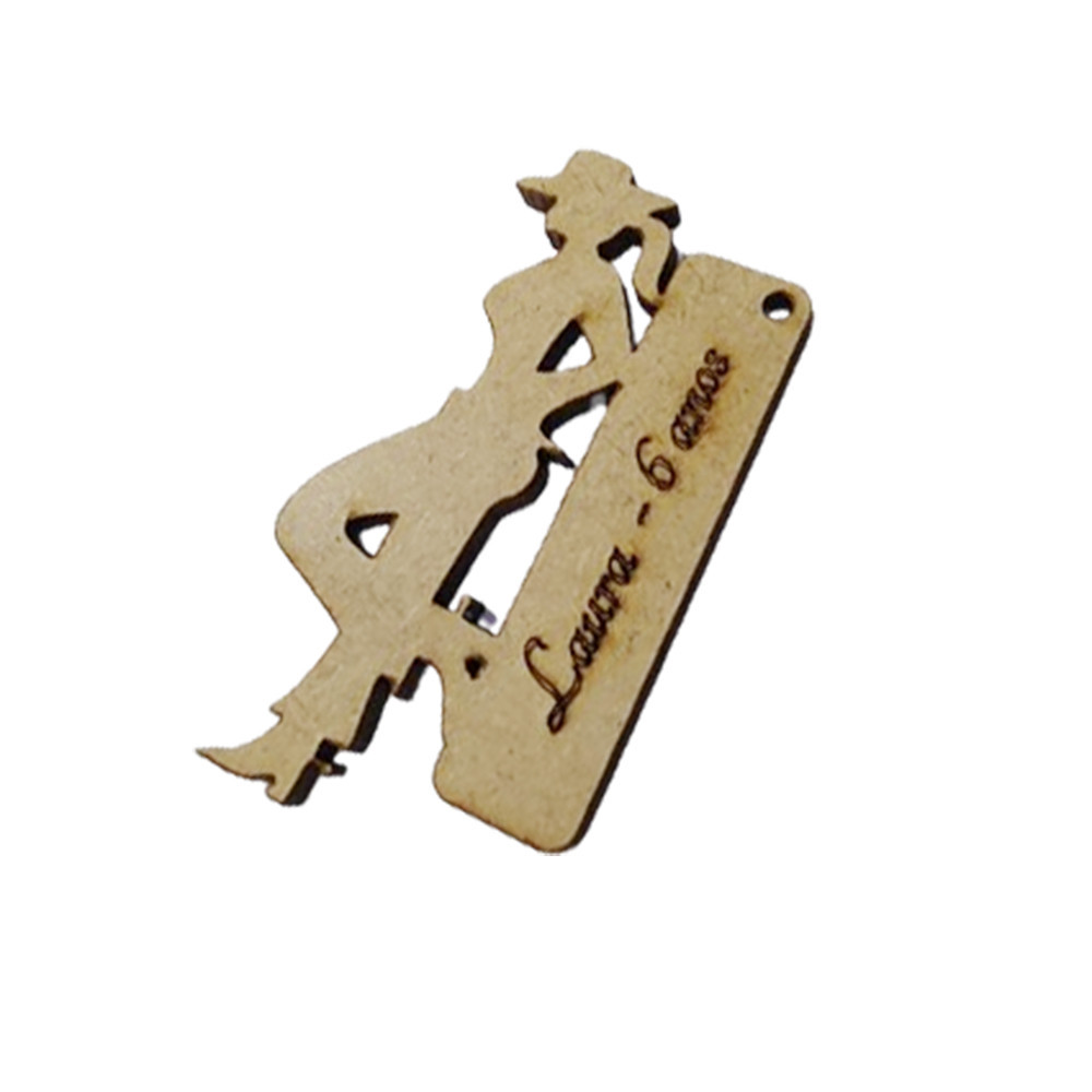 35 Chaveiros Personalizado Menina Country Aniversário Mdf em Oferta na Shopee