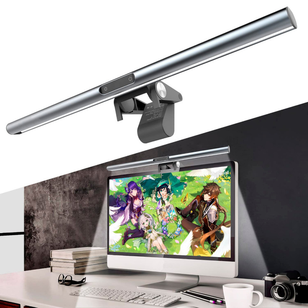 Barra De Led Monitor de PC Luminária Usb Cores Luz Monitor Notebook Ajustar Com Dimerizável Leitura