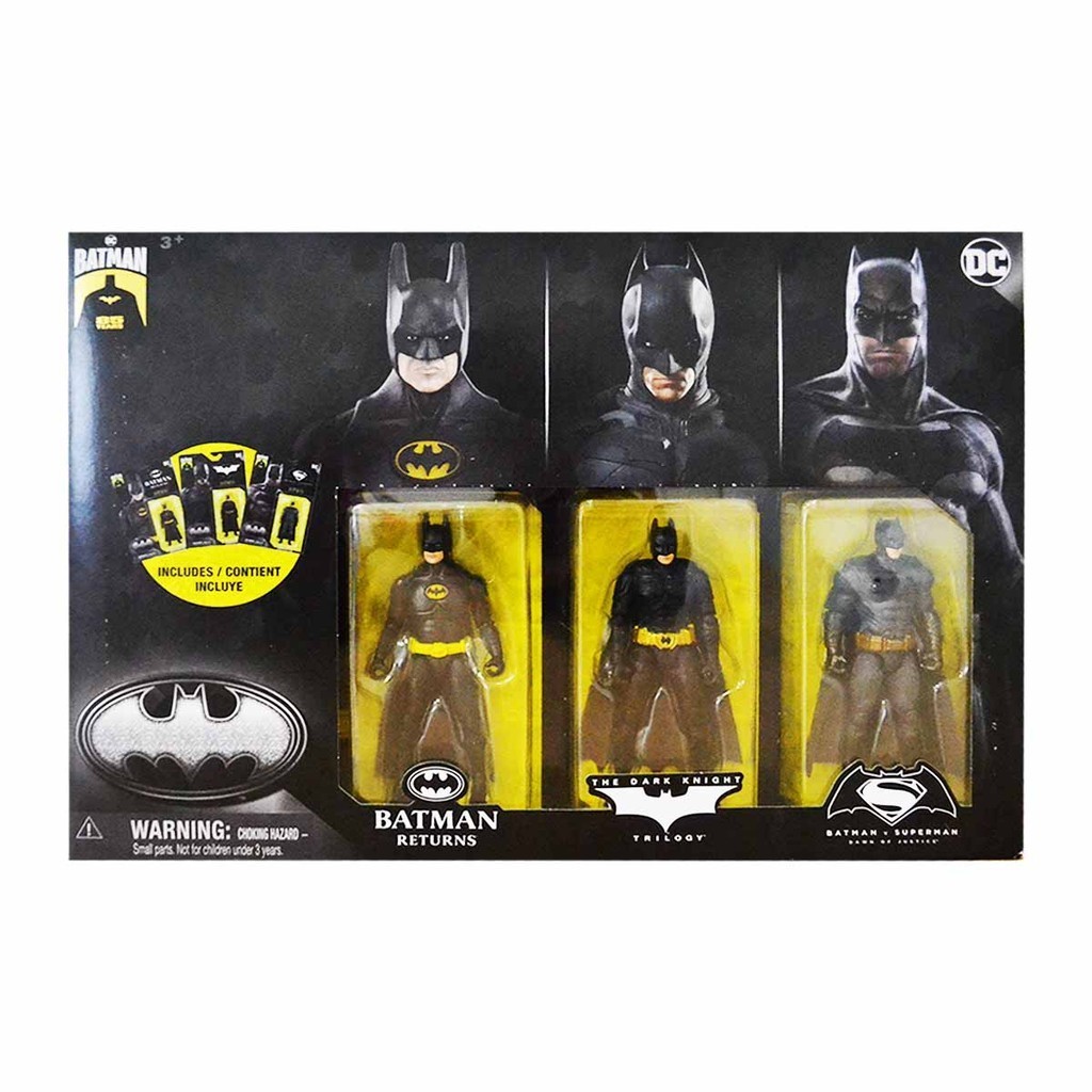 3 Bonecos Batman Edição Aniversário de 85 anos - Batman - Hobbies & Collections