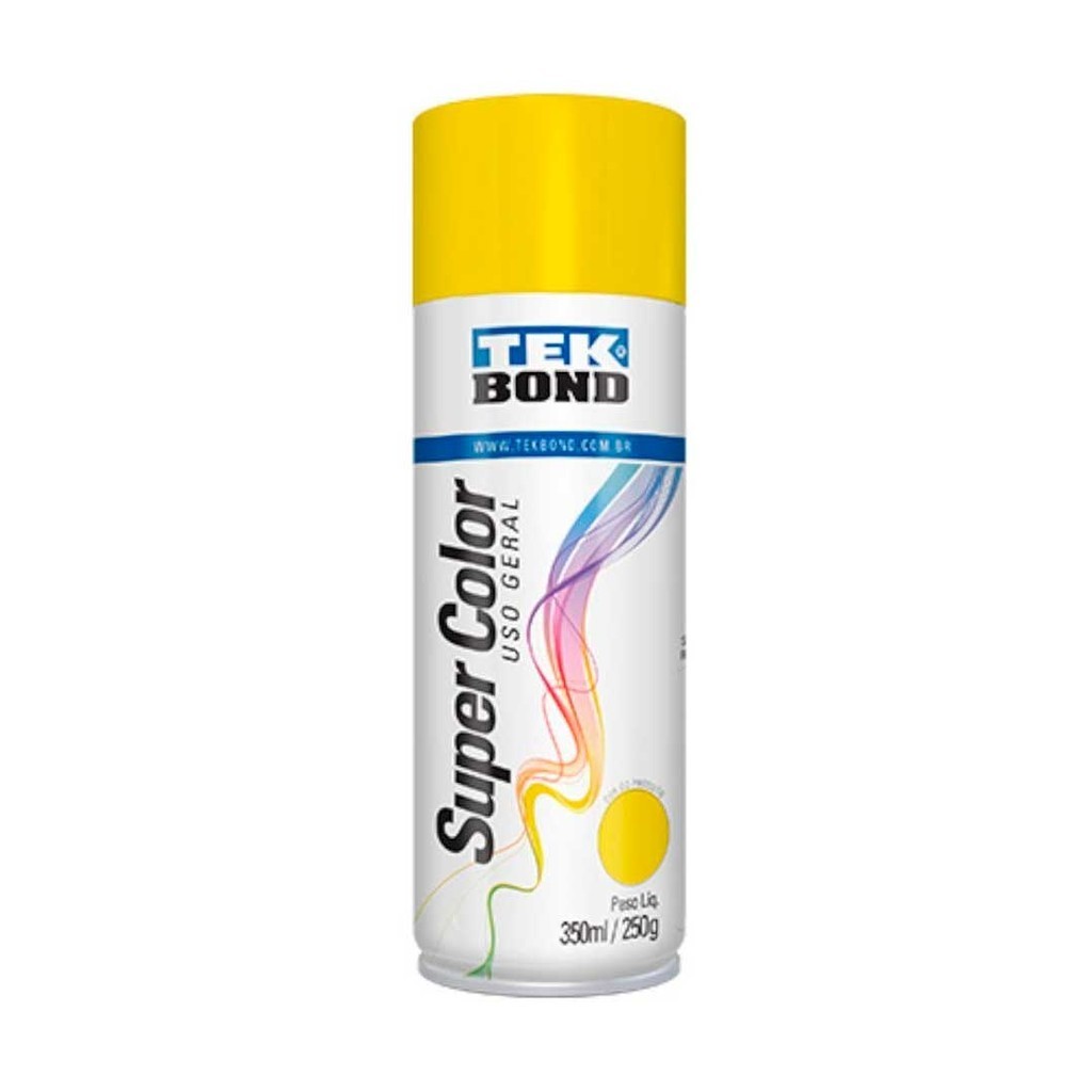 Tinta Spray Amarelo Brilhante 350ml (250gr) Tekbond – 23061006900 em Oferta na Shopee