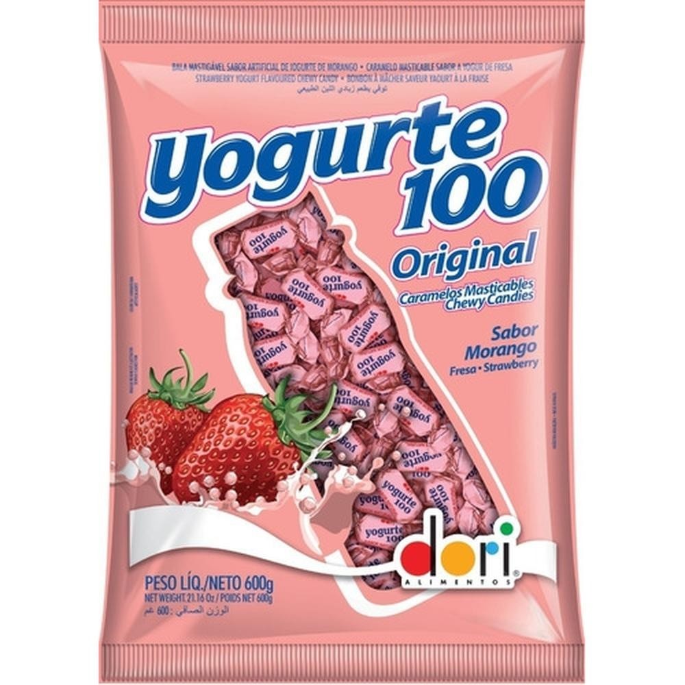 Pacote De Balas 600G Yogurte 100 Original Dori em Oferta na Shopee