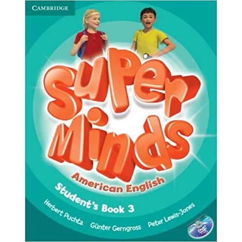 American Super Minds 3 - Student´s Book With DVD-ROM autor Herbert Puchta e outros