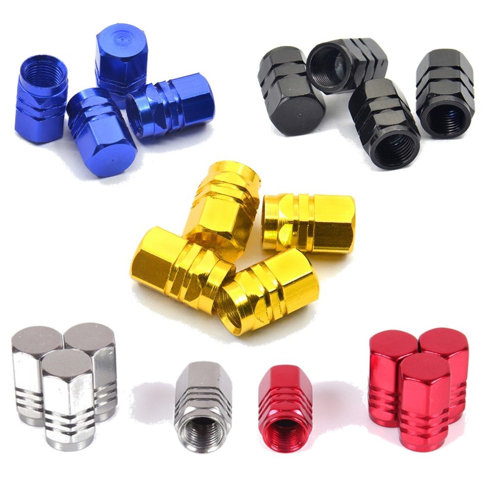 Kit 4 Tampas Válvula Pressão Worth Para Bicos Camara Ar Enfeite Roda Carro Moto Automotivo Oferta Especial Escolha Cor