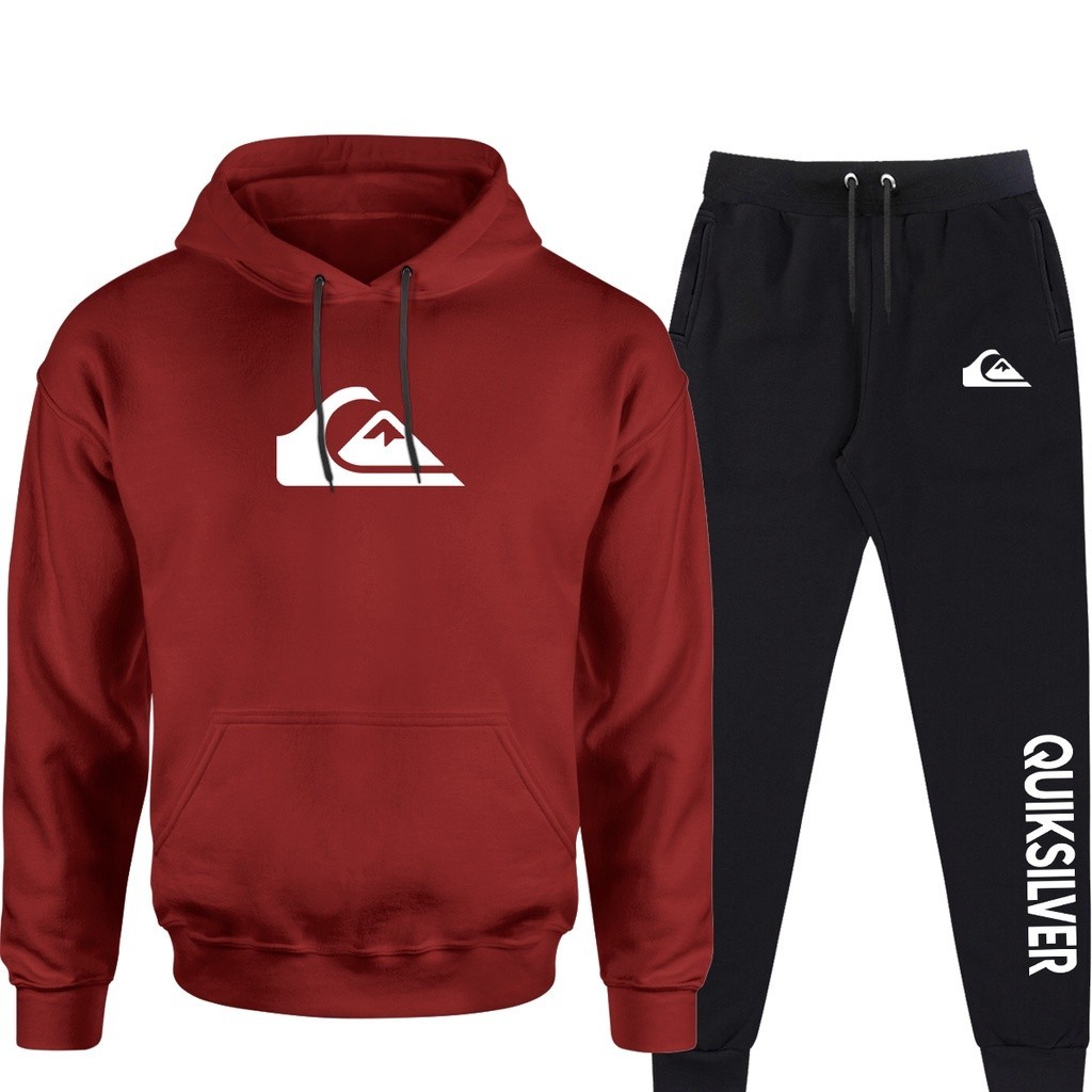 Conjunto Moletom Quiksilver prancha Novidade Pronta Entrega em Oferta na Shopee
