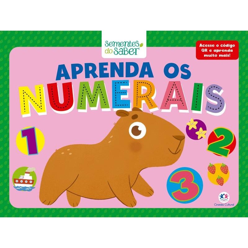 Livro Aprenda os Numerais - Sementes do Saber