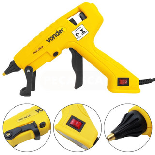 Pistola De Cola Quente Profissional 100W PCV0018 - Vonder